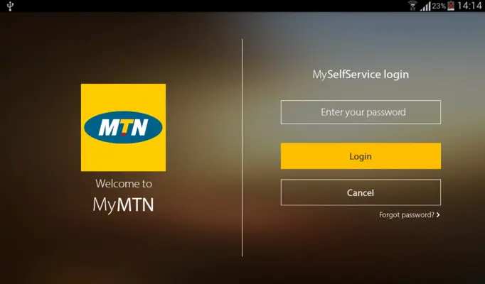 MyMTN android App screenshot 0