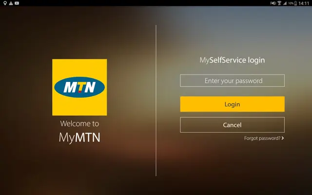 MyMTN android App screenshot 1