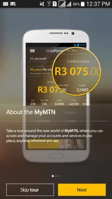 MyMTN android App screenshot 2